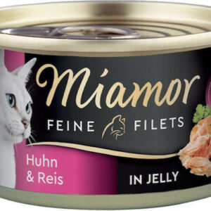 Miamor Feine Filets Υγρή Τροφή για Ενήλικες Γάτες σε Κονσέρβα με Κοτόπουλο και Ρύζι 100gr 001526