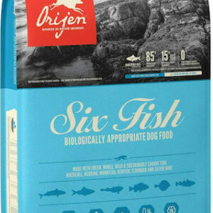 Orijen Six Fish 11.4kg Ξηρά Τροφή χωρίς Σιτηρά & Γλουτένη για Ενήλικους Σκύλους με Ψάρια