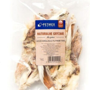 Petmex Rabbit Fur Λιχουδιά Σκύλου Αυτί με Λαγό 100gr