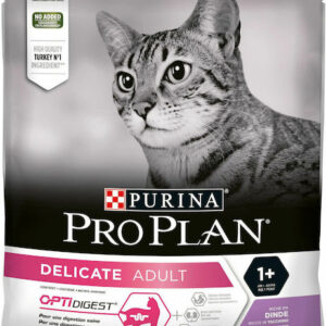 Purina Pro Plan Delicate OptiDigest Ξηρά Τροφή χωρίς Γλουτένη για Ενήλικες Γάτες με Γαλοπούλα 0.4kg