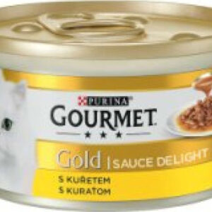 Purina Gourmet Gold Υγρή Τροφή για Ενήλικες Γάτες σε Κονσέρβα με Κοτόπουλο 85gr