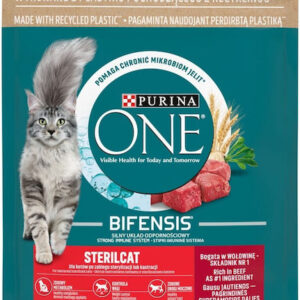 Purina One Ξηρά Τροφή χωρίς Γλουτένη για Ηλικιωμένες Στειρωμένες Γάτες με Βοδινό 0.8kg