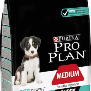 Purina Pro Plan OptiDigest Medium Puppy 3kg Ξηρά Τροφή χωρίς Σιτηρά & Γλουτένη για Κουτάβια Μεσαίων Φυλών με Αρνί