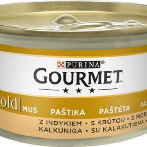 Purina Gourmet Gold Υγρή Τροφή για Ενήλικες Γάτες σε Κονσέρβα με Γαλοπούλα 85gr 286866
