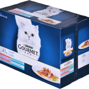 Purina Gourmet Perle Υγρή Τροφή για Ενήλικες Γάτες σε Φακελάκι με Ψάρια 12x85gr