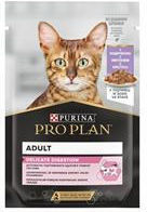 Purina Delicate Υγρή Τροφή για Ενήλικες Γάτες σε Φακελάκι με Γαλοπούλα 85gr