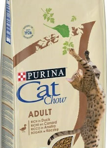 Purina Cat Chow Adult Ξηρά Τροφή για Ενήλικες Γάτες με Πάπια 15kg