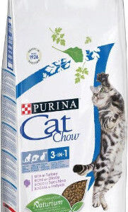 Purina Cat Chow 3in1 Ξηρά Τροφή χωρίς Γλουτένη για Ενήλικες Στειρωμένες Γάτες με Γαλοπούλα 1.5kg
