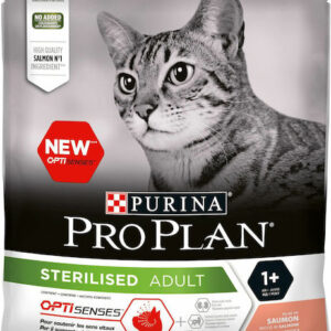 Purina Pro Plan Sterilised Adult Optisenses Ξηρά Τροφή χωρίς Γλουτένη για Ενήλικες Στειρωμένες Γάτες με Σολομό 0.4kg