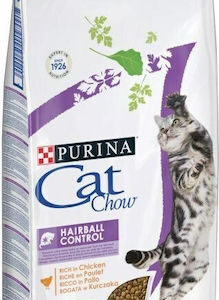 Purina Cat Chow Hairball Control Ξηρά Τροφή για Ενήλικες Γάτες με Κοτόπουλο 15kg