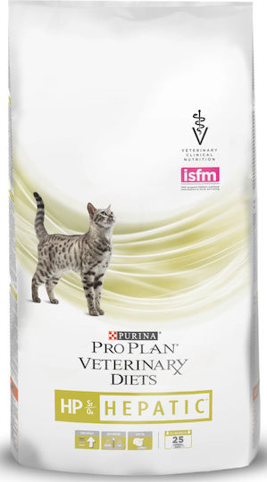 Purina Pro Plan Veterinary Diets HP Hepatic Ξηρά Τροφή χωρίς Γλουτένη για Ενήλικες Γάτες με Κοτόπουλο 1.5kg