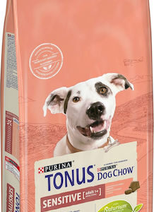 Purina Tonus Dog Chow Adult Sensitive 14kg Ξηρά Τροφή για Ενήλικους Σκύλους με Σολομό