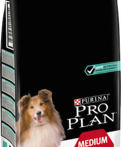 Purina Pro Plan OptiDigest Medium Adult Sensitive Digestion Lamb 3kg Ξηρά Τροφή χωρίς Σιτηρά για Ενήλικους Σκύλους Μεσαίων Φυλών με Αρνί