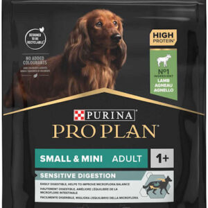 Purina Pro Plan Small & Mini Adult Sensitive Digestion 0.7kg Ξηρά Τροφή χωρίς Γλουτένη, με Λίγα Σιτηρά για Ενήλικους Σκύλους Μικρόσωμων Φυλών με Αρνί