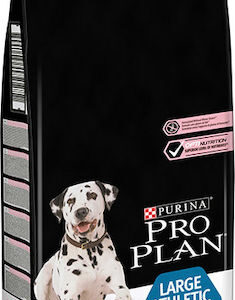 Purina Pro Plan OptiDerma Large Athletic Adult 14kg Ξηρά Τροφή για Ενήλικους Σκύλους Μεγαλόσωμων Φυλών με Σολομό, Καλαμπόκι και Ρύζι
