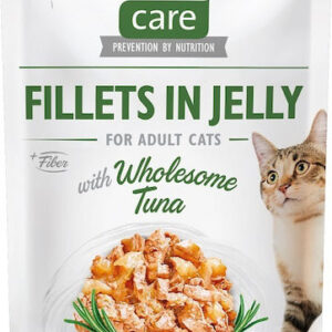 Brit Care Fillets In Jelly Υγρή Τροφή για Ενήλικες Γάτες σε Φακελάκι με Τόνο χωρίς Γλουτένη 85gr