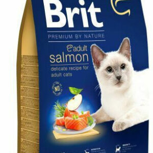 Brit Premium By Nature Adult Ξηρά Τροφή χωρίς Γλουτένη για Ενήλικες Γάτες με Σολομό 1.5kg
