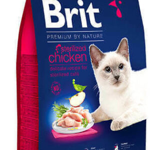 Brit Premium By Nature Sterilized Ξηρά Τροφή χωρίς Γλουτένη για Στειρωμένες Γάτες με Ευαίσθητο Ουροποιητικό με Κοτόπουλο 1.5kg