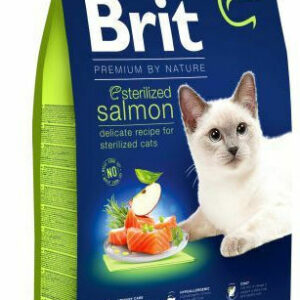 Brit Premium By Nature Sterilized Ξηρά Τροφή χωρίς Γλουτένη για Στειρωμένες Γάτες με Ευαίσθητο Ουροποιητικό με Σολομό 1.5kg