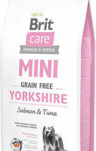 Brit Care Mini Grain Free Yorkshire 7kg Ξηρά Τροφή χωρίς Σιτηρά & Γλουτένη για Ενήλικους Στειρωμένους Σκύλους Μικρόσωμων Φυλών με Σολομό και Τόνο