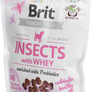 Brit Whey Λιχουδιές για Κουτάβια με Έντομα 200gr