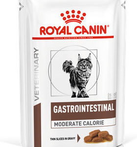 Royal Canin Moderate Calorie Υγρή Τροφή για Ενήλικες Γάτες σε Φακελάκι με Πουλερικά 85gr