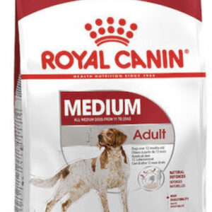 Royal Canin Medium Adult 4kg Ξηρά Τροφή για Ενήλικους Σκύλους Μεσαίων Φυλών με Καλαμπόκι και Πουλερικά