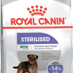Royal Canin Mini Sterilised 3kg Ξηρά Τροφή για Ενήλικους Στειρωμένους Σκύλους Μικρόσωμων Φυλών με Πουλερικά