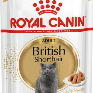 Royal Canin British Shorthair Adult Υγρή Τροφή για Ενήλικες Γάτες σε Φακελάκι 85gr