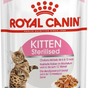 Royal Canin Sterilised Kitten Υγρή Τροφή για Ανήλικες Γάτες σε Φακελάκι 85gr 2664010