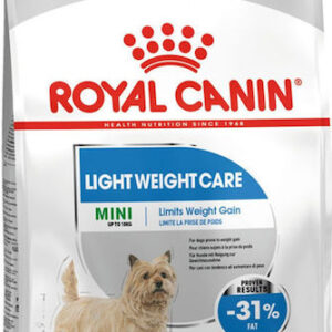 Royal Canin Light Weight Care Mini 3kg Ξηρά Τροφή Διαίτης για Ενήλικους Σκύλους Μικρόσωμων Φυλών με Καλαμπόκι, Πουλερικά και Ρύζι
