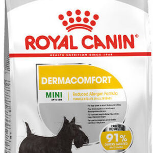 Royal Canin Dermacomfort Mini 3kg Ξηρά Τροφή για Ενήλικους Σκύλους Μικρόσωμων Φυλών με Καλαμπόκι, Πουλερικά και Ρύζι