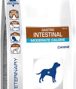 Royal Canin Veterinary Gastrointestinal Moderate Calorie 2kg Ξηρά Τροφή Διαίτης, χωρίς Γλουτένη για Ενήλικους Στειρωμένους Σκύλους με Καλαμπόκι, Πουλερικά και Ρύζι