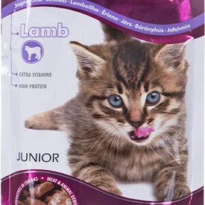 Super Benek Junior Υγρή Τροφή για Ανήλικες Γάτες σε Φακελάκι με Αρνί 100gr