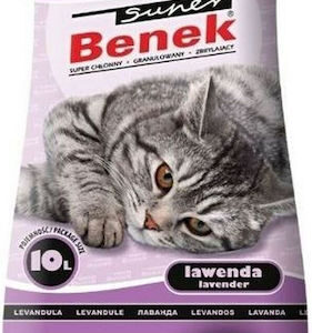 Super Benek Άμμος Γάτας Μπετονίτης με Άρωμα Λεβάντα 10lt