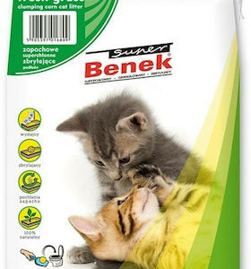 Certech Super Benek Corn Cat Fresh Grass Φυτική Άμμος Γάτας με Άρωμα Φρεσκάδας 7lt