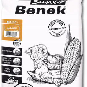 Super Benek Wirek Corn Φυτική Άμμος Γάτας 22kg/35lt