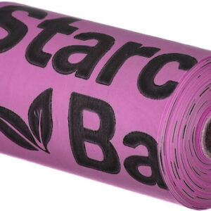 Starch Bag Σακούλες Περιττωμάτων Σκύλου Ροζ 1 Ρολά των 15τμχ 159596