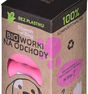 bioWorki Σακούλες Περιττωμάτων Σκύλου Ροζ 299952