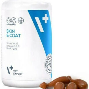 VetExpert Skin & Coat Συμπλήρωμα Διατροφής Σκύλου σε Δισκία 30 tabs για Δέρμα & Τρίχωμα 1612078