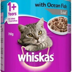 Whiskas Κονσέρβα Υγρή Τροφή για Ενήλικες Γάτες σε Κονσέρβα με Ψάρια 400gr 5900951017575