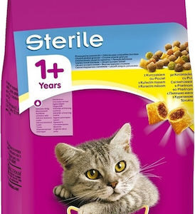 Whiskas Sterile 1+ Ξηρά Τροφή για Ενήλικες Στειρωμένες Γάτες με Κοτόπουλο 1.4kg