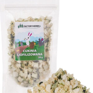 Factory Herbs Freeze-dried Zucchini Treat Rodents Rabbits 20g