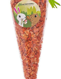 Factory Herbs Carrot Cubes Treat Rodents Rabbits 100g