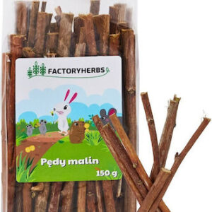 Factoryherbs Raspberry Shoots Treat Rodents Rabbits 150g