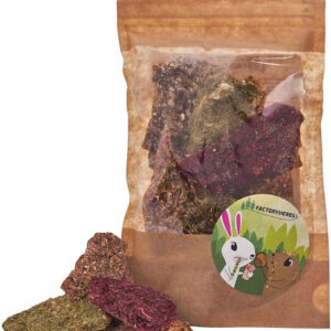 Factoryherbs Birch Chips Herbs Vegetables Treat Rodents Rabbits 50g