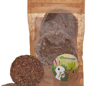 Factoryherbs Parsnip Cookies Plantain Flaxseed Treat Rodents Rabbits 70g