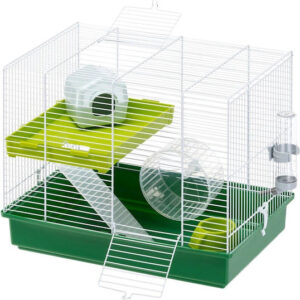 Ferplast Duo Κλουβί Τρωκτικού Hamster Πράσινο 46x29x37.5cm