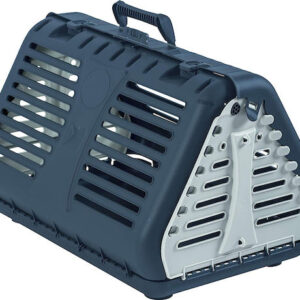 Rotho My Pet Toby Κλουβί Μεταφοράς Σκύλου Γκρι Ανοιχτό 53x42x40cm