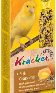 Vitakraft Crackers Egg Canaries 2τμχ Σπόρους Μέλι Σουσάμι Φυσικό Ξύλο